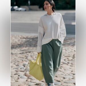 Daily Practice for Anthropologie Cream Boxy Pullover